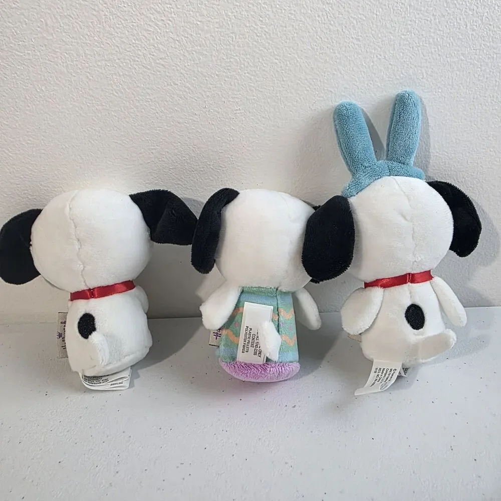 Hallmark Itty Bitty Bitty's Easter Snoopy Blue Rabbit Peanuts Egg Lot Of 3 EUC